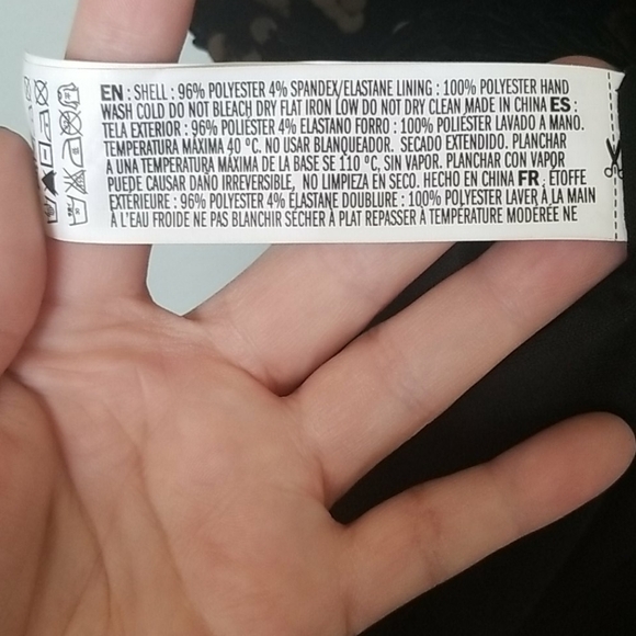 Forever 21 black sequin mini dress NWT large - flaw - Picture 10 of 10